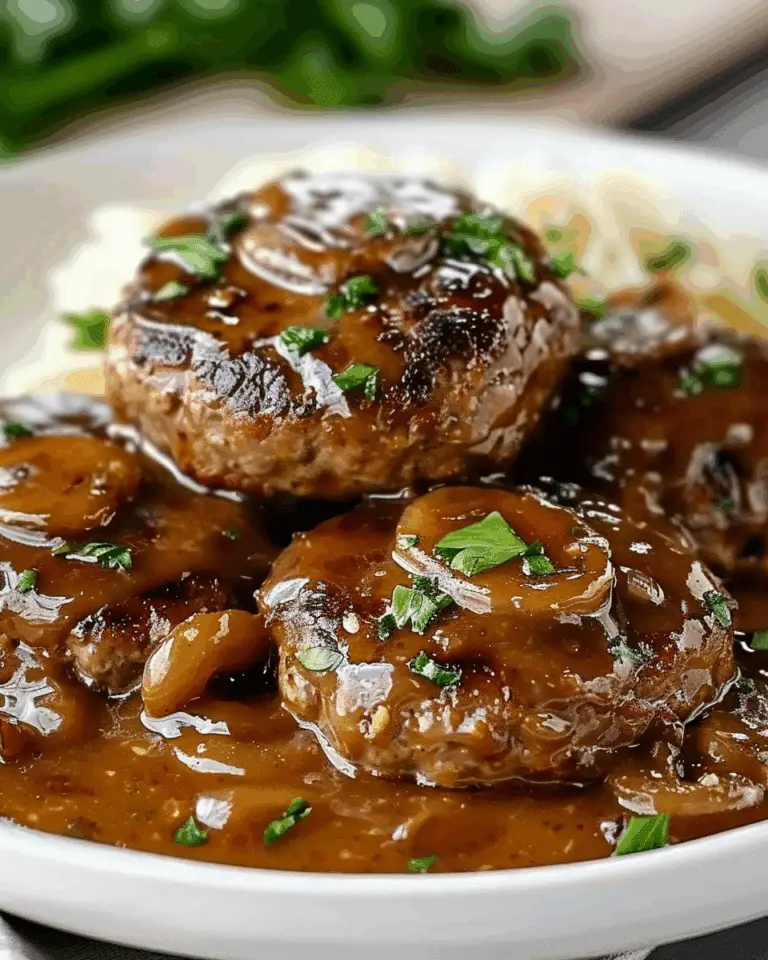 Gourmet Salisbury Steak with Mushroom Gravy