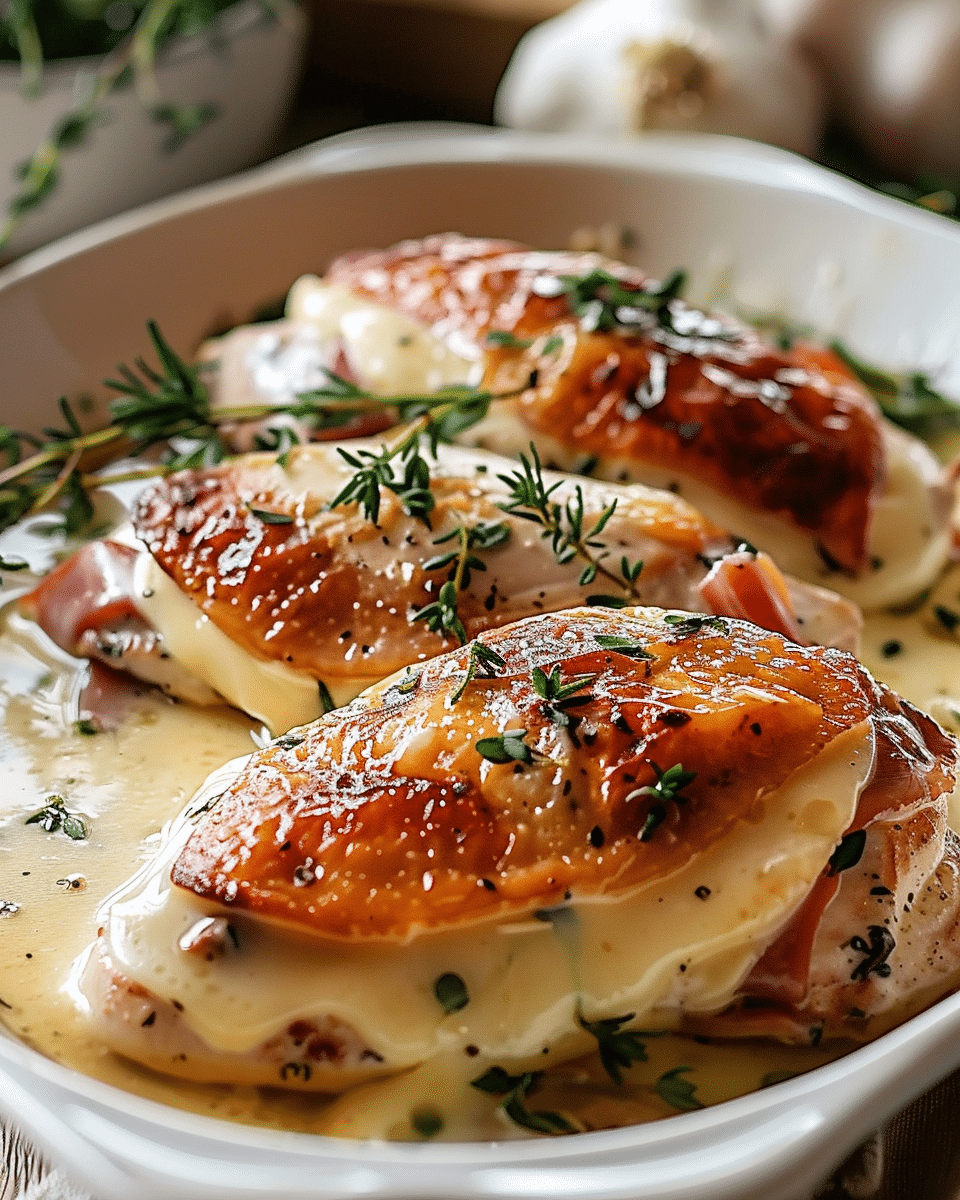 Prosciutto & Sage–Wrapped Chicken with Pan Sauce