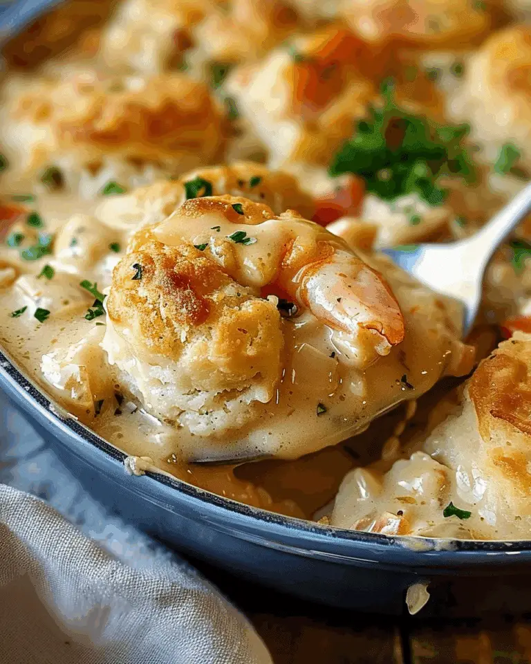 Cheddar Bay Biscuit Seafood Pot Pie