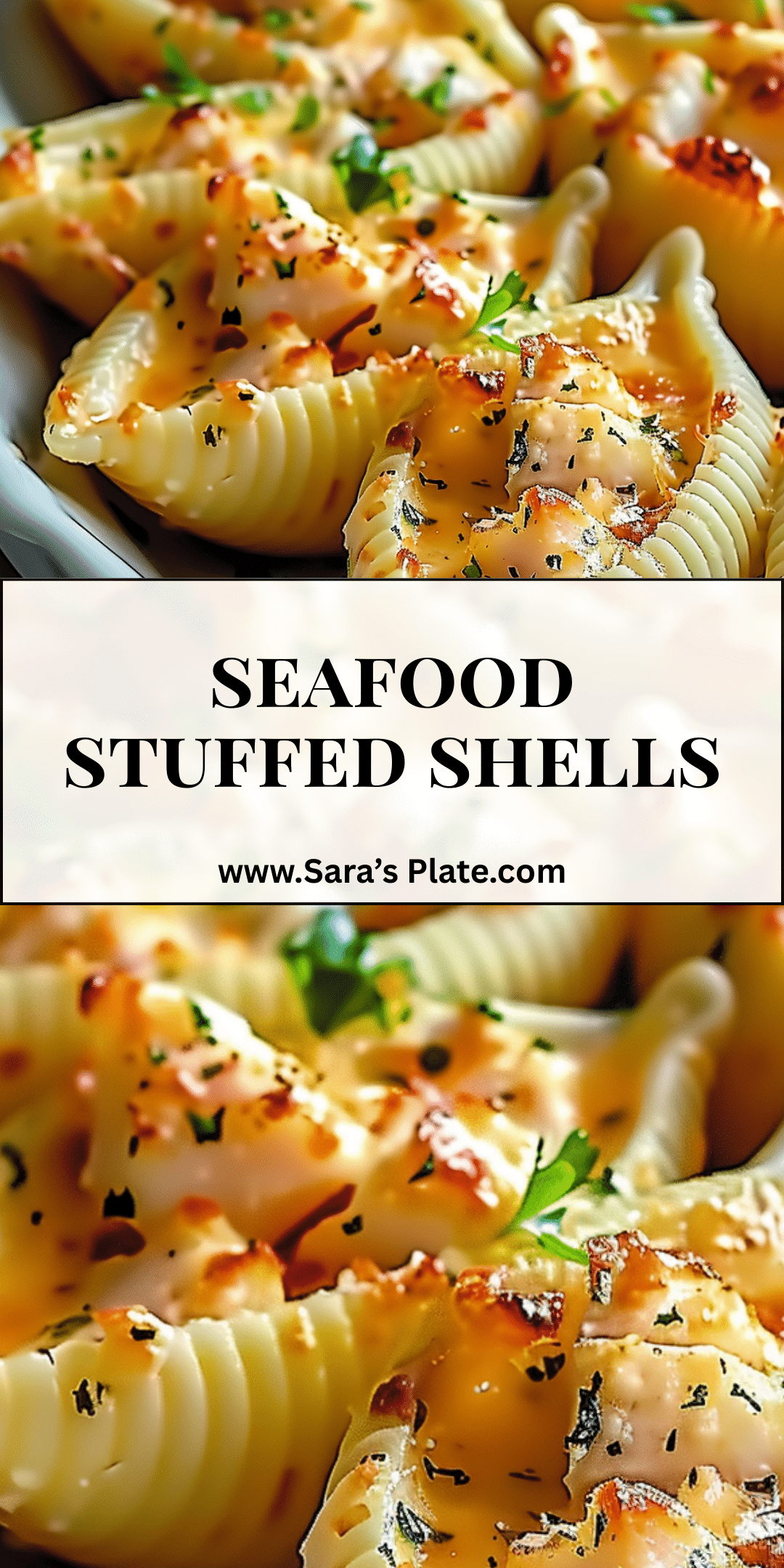 Seafood Stuffed Shells Recipe | Sara's Plate