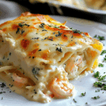 Shrimp & Crab Alfredo Lasagna Roll-Ups