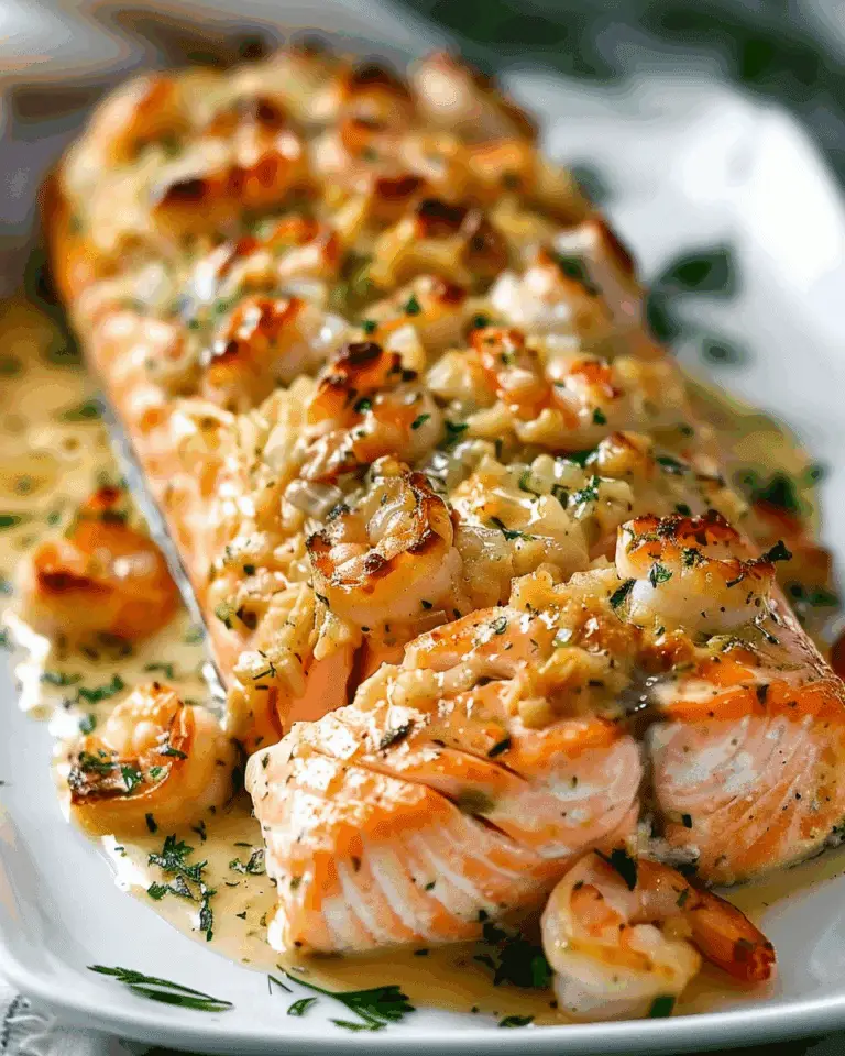 Shrimp-Stuffed Salmon Fillets