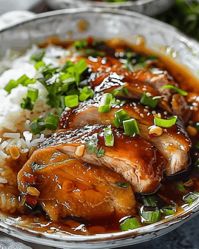 Chicken Ginger Broth with Rice