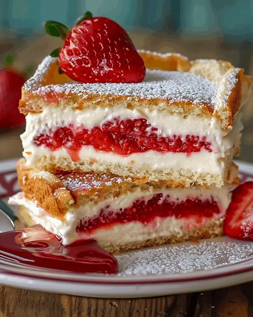 Fried Strawberry Cheesecake Sandwiches