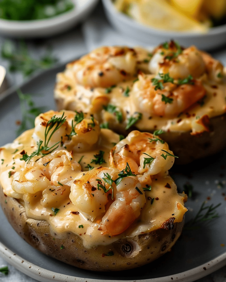 Seafood Stuffed Potatoes