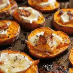 Sweet Potato Rounds with Goat Cheese