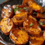 Maple Walnut Sweet Potatoes with Thyme