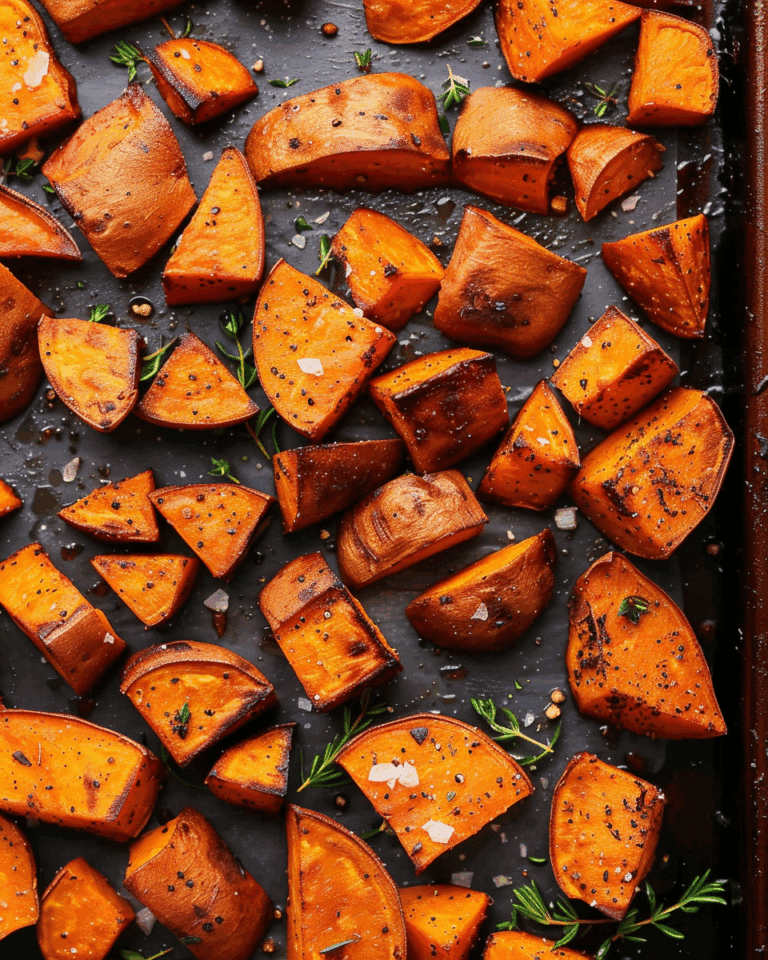 Crispy Roasted Sweet Potatoes