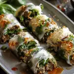 Thai Basil Beef Rolls