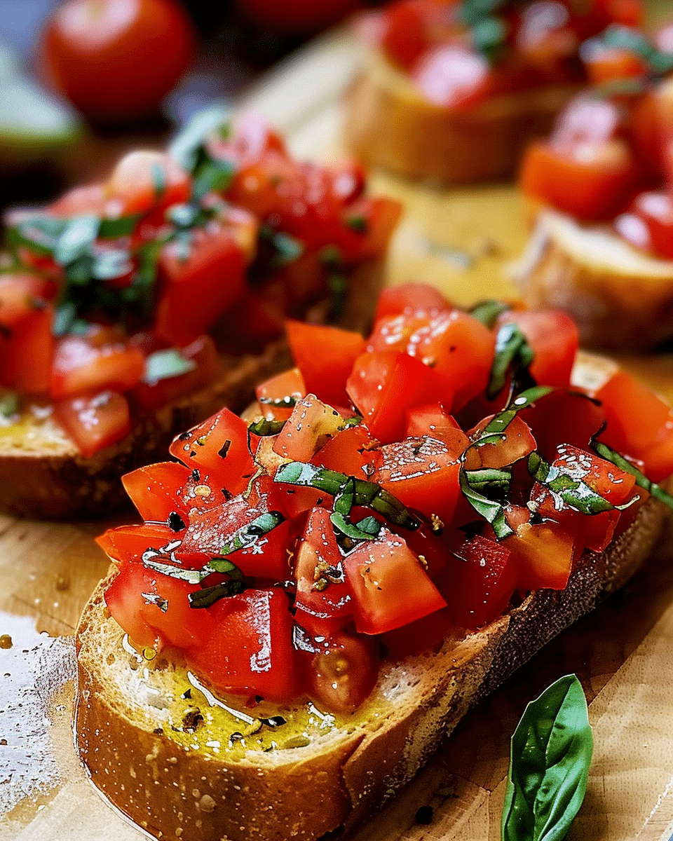 Easy Tomato Bruschetta