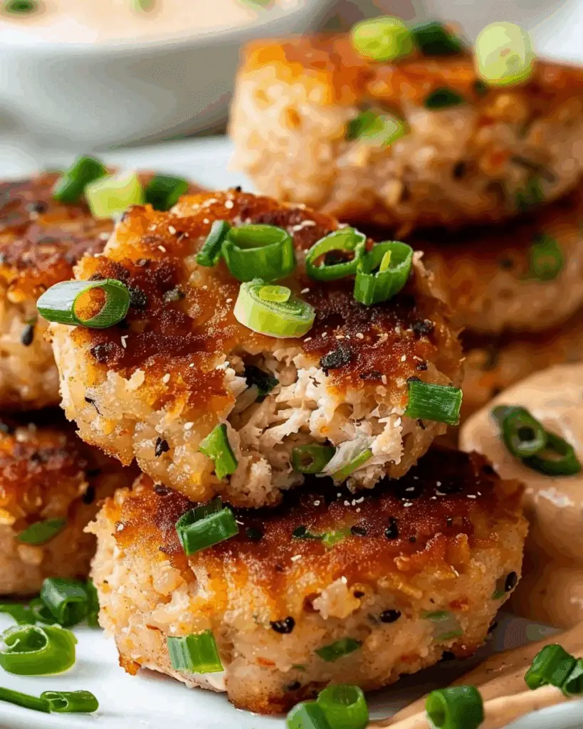 Tuna Cakes with Spicy Mayo