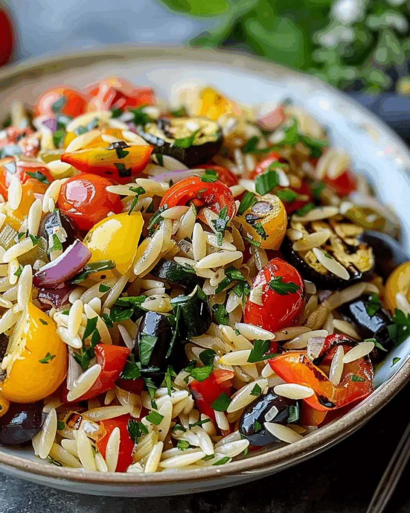 Roasted Vegetable Orzo