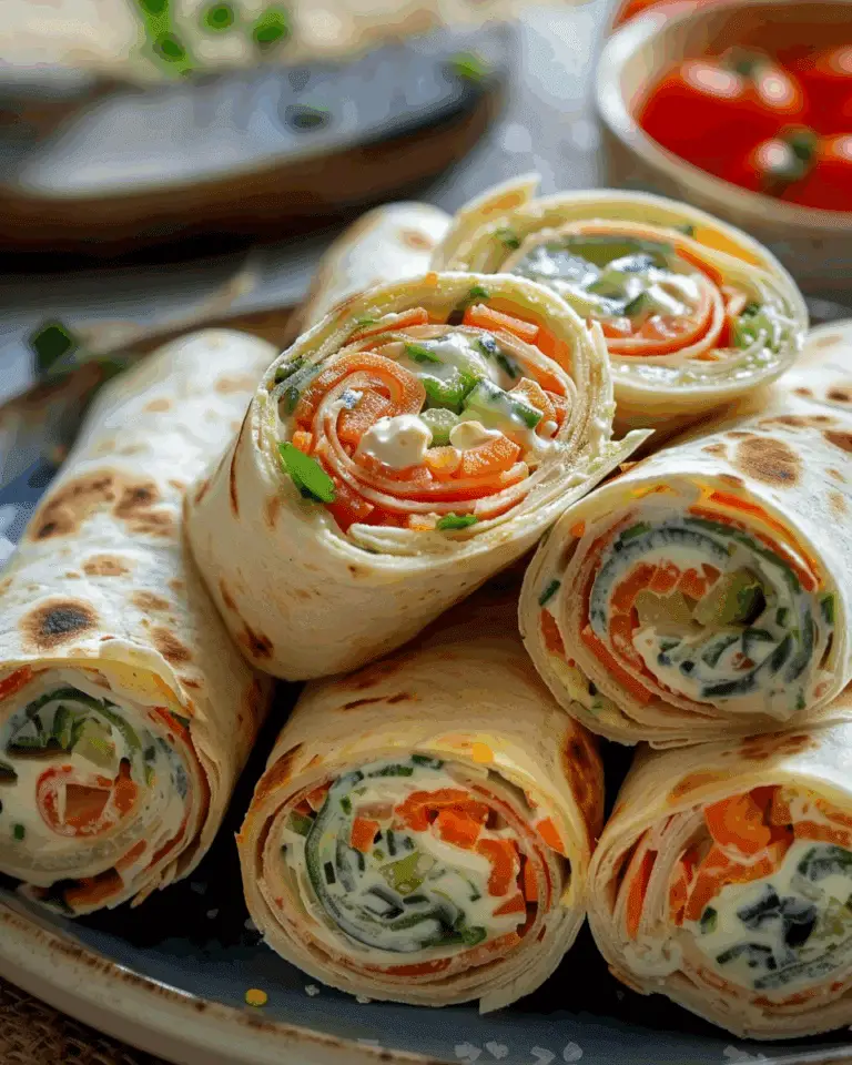 Vegetable Tortilla Roll-Ups