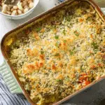 White Bean and Pesto Bake