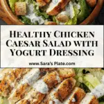 Chicken Caesar Salad with Creamy Yogurt Dressing Recipe