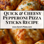 Pepperoni Cheese Pizza Sticks Recipe