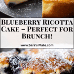 "Blueberry Ricotta Cake Recipe