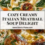 Creamy Italian Meatball Soup Recipe