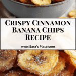 Crispy Cinnamon Banana Chips Recipe