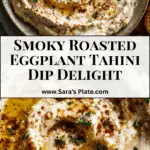 Roasted Eggplant Tahini Dip Recipe