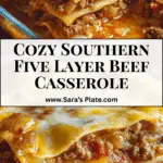 Southern Five Layer Beef Casserole Recipe