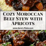 Moroccan-Inspired Beef Stew with Apricots and Raisins Recipe