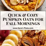 5 Minutes Pumpkin Oats Recipe