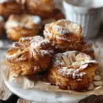 Cruffins Made with Sourdough Puff Pastry & Almond Frangipane Filling