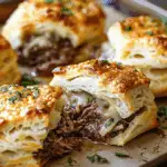 Roast Beef and Cheese Stuffed Biscuits