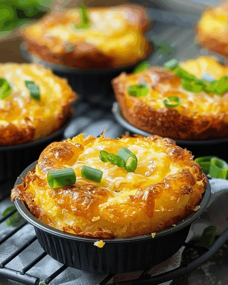 Cheesy Hash Brown Egg Muffin Cups with Beef Bacon