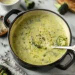Creamy Broccoli & Cheddar Soup (with a Cottage Cheese Boost)