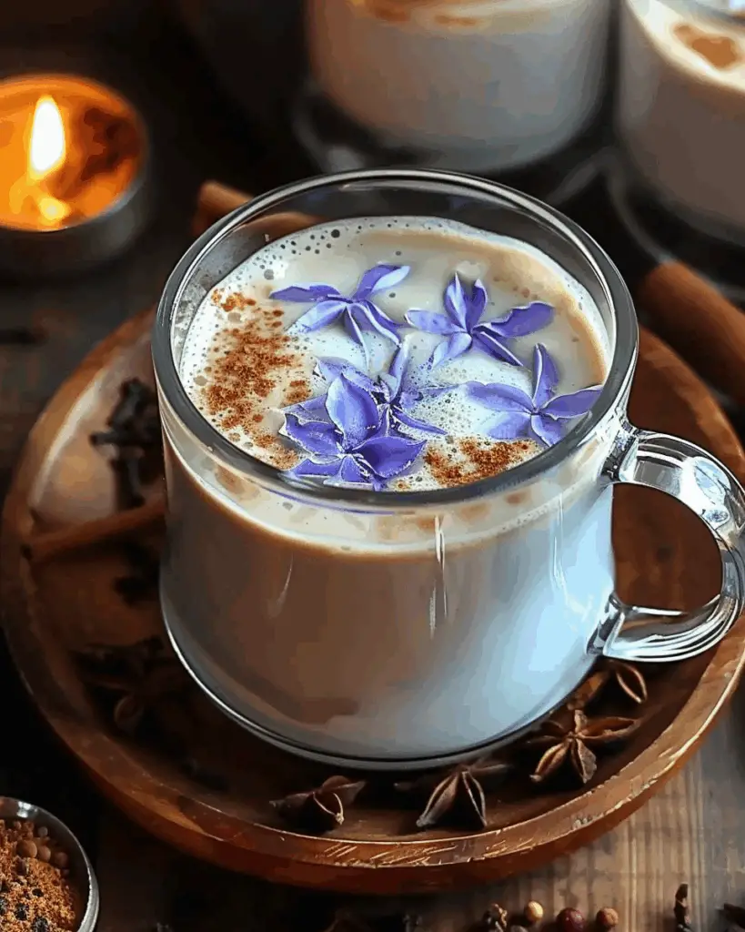 Soothing Butterfly Pea Flower Moon Milk Tea