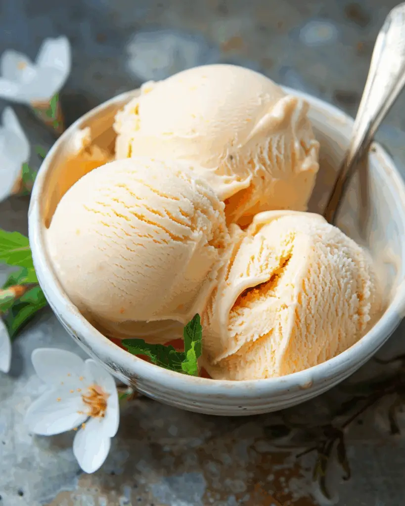 Homemade Cantaloupe Ice Cream (Creamy, Naturally Sweetened & GAPS-Friendly)