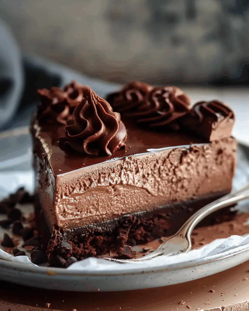 Ultimate Vegan Chocolate Mousse Cake (Rich, Creamy & Decadent)