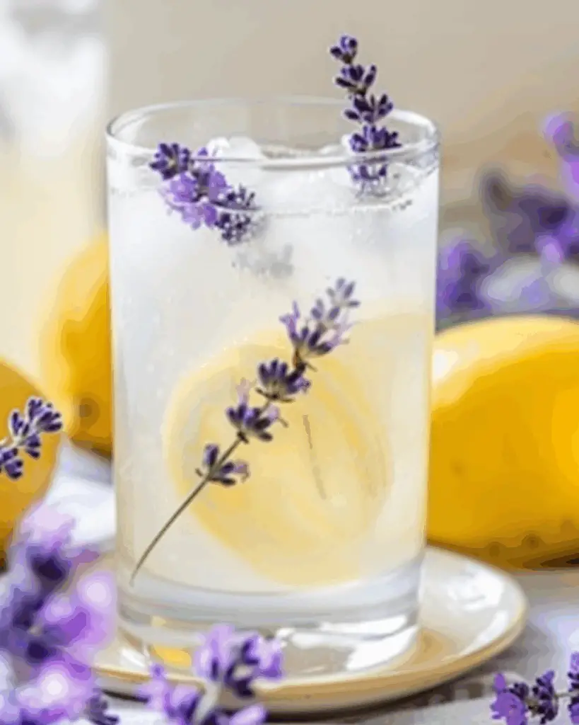Sparkling Lavender Lemonade Mocktail