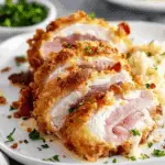 Swiss‑Stuffed Chicken Rolls with Dijon Cream Sauce