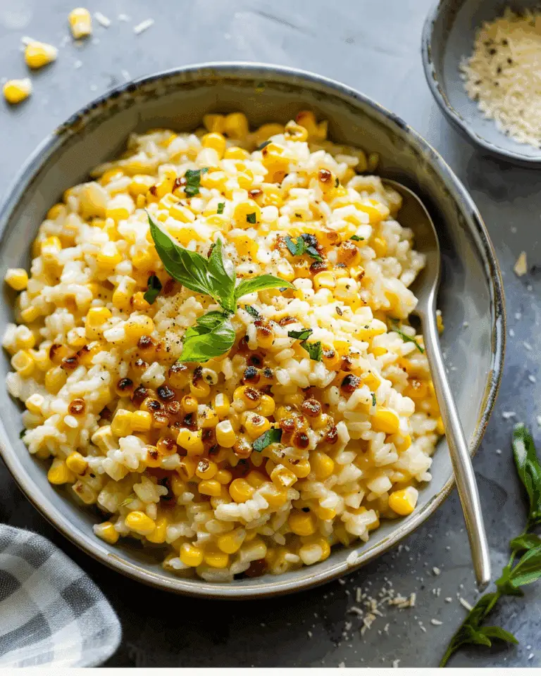 Sweet Corn Risotto with Crispy Turkey