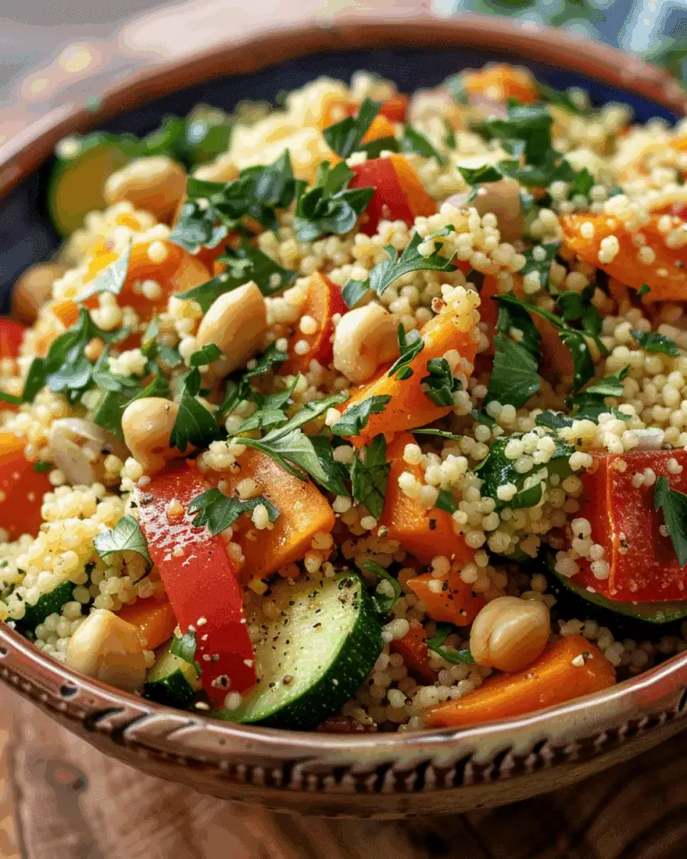 Moroccan Couscous with Roasted Vegetables