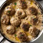 Classic Greek Meatballs with Tangy Lemon Sauce
