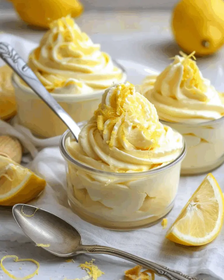 Lemon Curd Frozen Mousse