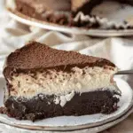 Layered Chocolate Ricotta Cake with Pudding Frosting