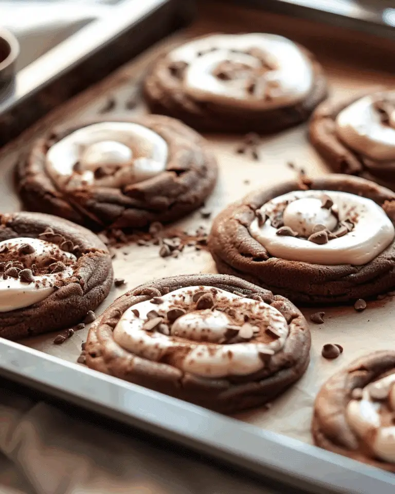 Gooey Chocolate Marshmallow Cookies