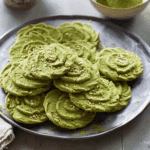 Matcha Shortbread Cookies