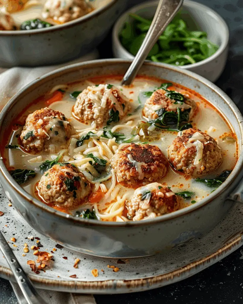 Italian Meatball Soup