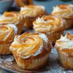Peach Cinnamon Cruffins (Easy, Flaky & Sweet)