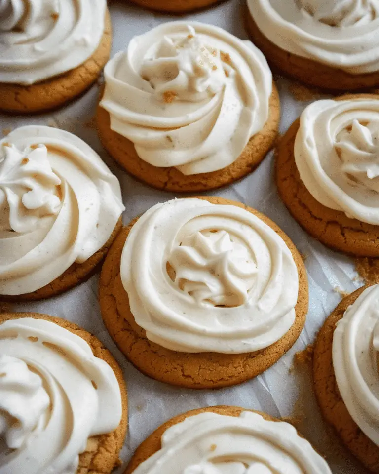 Pumpkin Spice Cookies with Cream Cheese Frosting