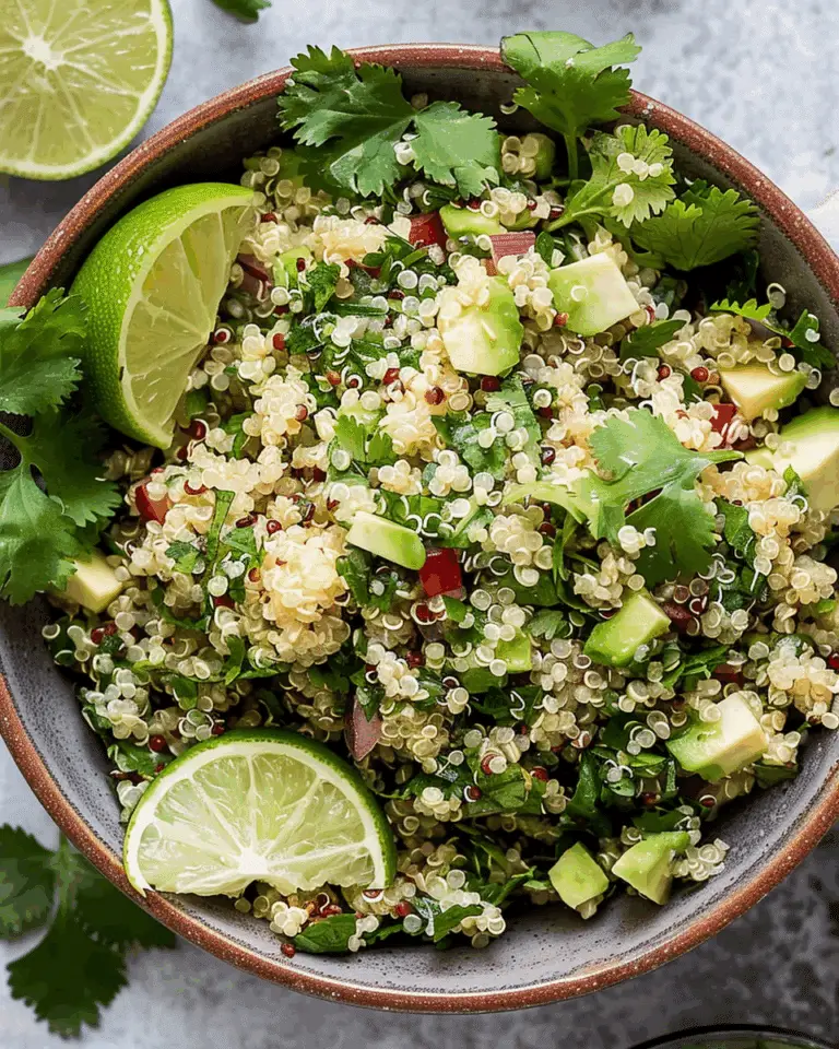 Cilantro Lime Quinoa Salad with White Beans