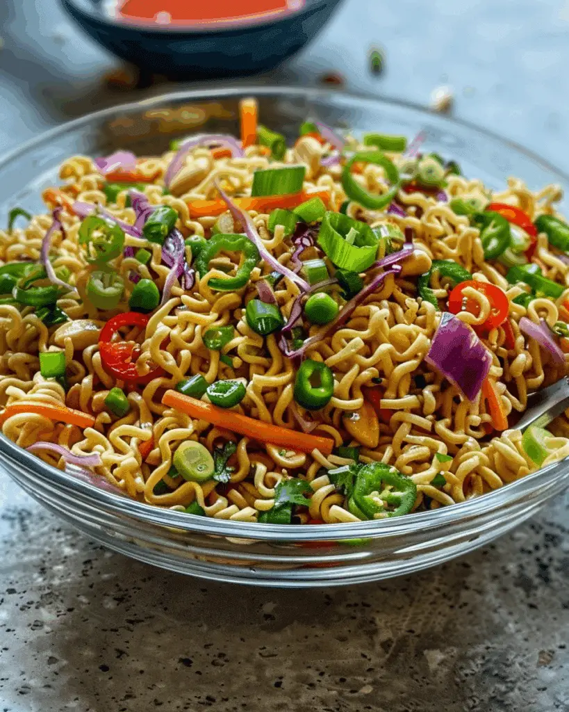 Crunchy Ramen Noodle Salad