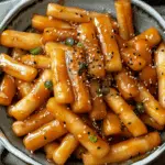 Sweet Soy Butter Korean Rice Cakes