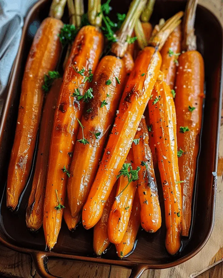 Maple Dijon Roasted Carrots
